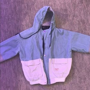 Zaful Blue and White Jacket